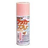 アトムハウスペイント ラッカースプレーE 300ML ピンク