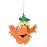 ２個入り　吊り掛けぬいぐるみ　ハロウィン　ぬいぐるみ　吊り掛け ふわふわ　幽霊さん登場　デコレーション　おもちゃ　飾り物　装飾　オーナメントかわいいハロウィン飾り物(オレンジ)