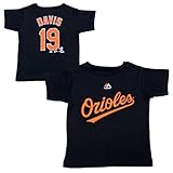 Baltimore Orioles Chris Davis Little Boy 's高密度Tシャツ – ブラック ブラック
