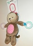 おもちゃ Child of Mine Soft Girl Monkey Plush Stroller Toy with Teething Ring and Rattle [並行輸入品]