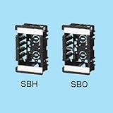 未来工業:台付スライドボックス 1ヶ用 型式:SBO（1セット:100個入）