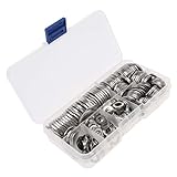 F Fityle ステンレススチール　フラットワッシャーキット　平座金　店舗用　修理用　専用　270個入り（m4-m12）