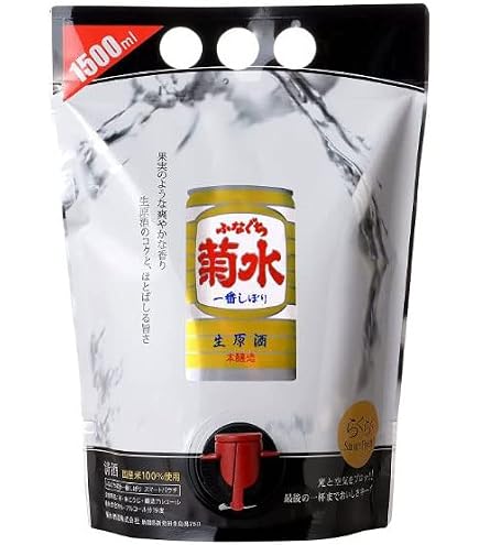 Amazon.co.jp: 菊水 大吟醸生原酒ふなぐち 200ml 缶 30本入 1ケース 大