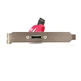 StarTech.com SATA - eSATA変換アダプタ 標準プロファイルPCI対応ブラケット搭載 ESATAPLATE1