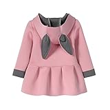 (プタス)Putars ベビー服 子供服 コート 女の子 冬服 耳付き 可愛い 秋 冬 スポーツ 運動会 旅行 記念日 プレゼント 12ヶ月-4歳