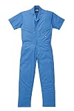 ディッキーズ Dickies (山田辰)夏用半袖 ツヅキ服 1312 マリンブルー Lサイズ