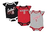 純正Stuff Girl 'sスタンフォード大学Cardinals 3パッククリーパーボディセット カラー: レッド