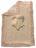 旅行Baby Blanket with個人Mini Bunnyセキュリティブランケットwith Rattle