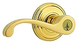 Kwikset 740CHL L03 SMT 6AL RCS K2 Commonwealth Entry Lever Featuring Smartkey, Lifetime Polished Bra