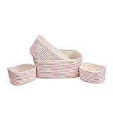 SpaceMaster Cotton Rope Storage Baskets, Nursery Bins,Closet Organization, Toy Storage,Laundry Hampe