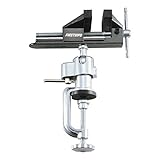 FIT TOOLS テーブルバイスツール 卓上万力 ベンチ スタンドクランプ 360°回転 首ふり 幅広い角度10cm