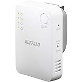 バッファロー WiFi 無線LAN 中継機 有線LANポート搭載 Wi-Fi5 11ac 433+300Mbps コンセント直挿しモデル 簡易パッケージ 日本メーカー【iPhone13/12/11/iPhone SE(第二世代) メーカー動作確認済み