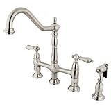 KB Heritage 8 "キッチン蛇口W / Sprayer 8-3/4 inch Spout Reach KS1278ALBS 1