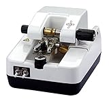 Hanchen LY-1800B メガネ自動溝掘機 12mmガイド輪 メガネ加工器具 ステンレスパネル 眼鏡屋用 (220V, 交流モーター)