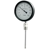 カクダイ バイメタル製温度計(ストレート型) 649-907-50A