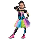 Funky Punk Skeleton Toddler Costume [Floral] [並行輸入品]