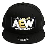 AEW Logo スナップバックキャップ 帽子 [並行輸入品]