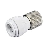 ジョン・ゲストSpeedfit psei6012u9ポリプロピレンメスコネクタ3 / 8 " OD X 9 / 16 – 24unef ( 3 / 8 "圧縮) push-to-connect10パッ