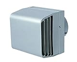 耐風型フード付ガラリ（防火ダンパー付） ステンレス網付シルバー SK-SGT100D　　新協和