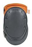 ALTA 50453.50 AltaFLEX Gel Knee Protector Pad, Gray/Orange Cordura Nylon Fabric, AltaLOK Fastening, 