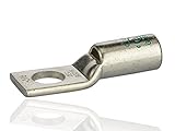 Copper Compression Connector, Peep Hole Copper Lug, GL Series, One Hole Nema, 3/8" Stud, 1-1/16" Str