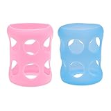 Lovoski ボトルカバー　無毒　赤ちゃん　哺乳瓶　　シリコーン　スリーブ　絶縁　　保護　　2個入り