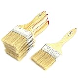 uxcell 3-inch Width Soft Bristle Painting Drawing Oil Paint Brush Pen 5pcs [並行輸入品]