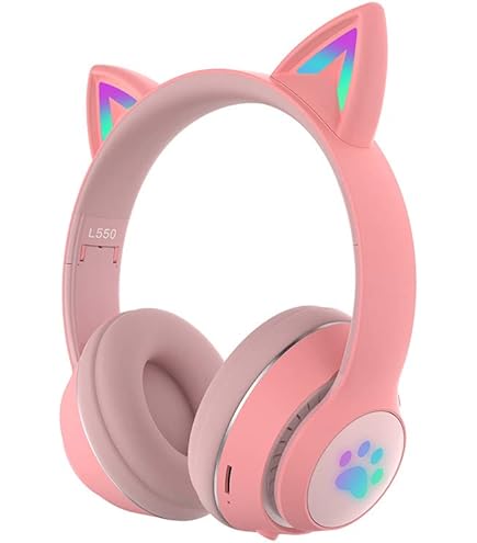 Amazon.co.jp: LED付き 高機能 ネコ耳ヘッドフォン 『AXENT WEAR』 Cat