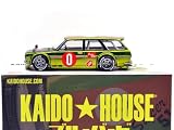 MINI GT 1:64 スケール KAIDO HOUSE - DATSUN 510 WAGON OG FLO - CHROME YELLOW 街道はうす - ダットサン510ワゴン OG FLO - クロームイエロー KHMG164 [並行輸入品]
