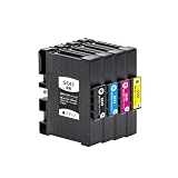 【J-ECO】GC43 顔料 4色セット Mサイズ ISO14001、ISO9001、CE、SGS認証 リコー用 互換インクカートリッジ ICチップ付き残量表示 (GC43 GC43S GC43K GC43C GC43M GC43Y GC43KS GC43CS GC43MS GC43YS)