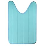 ギルロイ40 x 60 cmのU型Cttonトイレマットアンチスリップバスマットバスルームの部屋 0O4G154235SMRVM5234