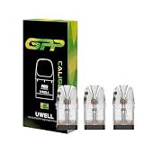 ユーウェル GPP カートリッジ for 電子タバコ カリバーン G5/G5 LITE/G5 KOKO/G4 MINI/G3 Pro/G3 LITE/G3/GK3 TENET/GK3 ベイプ 正規品 ニコチンなしリキッドなし (0.6ohm)