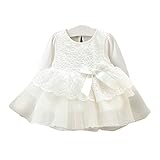 ヘアバンド付き 60 70 80 ベビードレス 長袖 ワンピース (80)