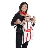 Baby Costume Carrier Bag Cover Popcorn - 2 in 1 with Accessory Parents Popcorn Vendor by Elbenwald [