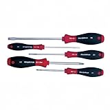 Wiha 30295 Screwdriver Set, Slotted and Phillips, 5 Piece [並行輸入品]