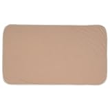 【オーガニックガーデン】防水ベッドパッド ブラウン 70cm×120cm