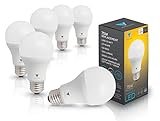 Triangle Bulbs (Pack of 6) LED Dimmable 12 Watt A19 LED Bulb, 1055 Lumens Soft White (3000K) 75 Watt