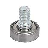 uxcell ベアリングプーリー Fタイプ アイドラー 修理 交換 M8 x 12mmネジ 12mm x 22mm x 7mm