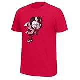 NCAA Distressed Brutus Staple Tee レッド