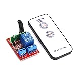 Keepjoy 12V 1 channal RF ワイヤレスリレーモジュール リモコン付き