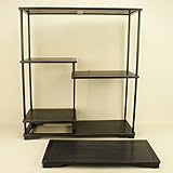 いよじ園 【盆栽卓】 小品用 箱卓 -紅紫檀-(中)前置卓付 吉田作【飾卓 花台】