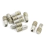 uxcell　棚ダボ　棚サポート　シェルフホルダー　ガラス製家具用　20mm x 8mm　4mmネジ　金属製　10個セット