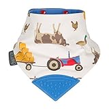 Cheeky Chompers Neckerchew Bib - Farmer Joules by Cheeky Chompers [並行輸入品]