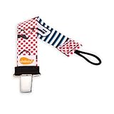 Ulubulu Universal Pacifier Clip, Retro Mustache by Ulubulu [並行輸入品]