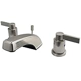 Kingston Brass KB8928NDL 4-1/2-Inch in Spout Reach NuvoFusion 8-Inch Widespread Lavatory Faucet with