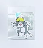 現場猫ステッカー, 耐水・耐候 (ホワイトステッカー, 5cm)