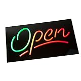 LEDサインボード 樹脂型 光が流れる open LED看板 営業中 光る看板（GT-GG-OPEN） ネオン看板 電子看板 電飾看板 店舗 ネオンサイン ネオン