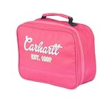 Carhartt Kids' Insulated Soft-Sided School Lunchbox, Pink Script [並行輸入品]