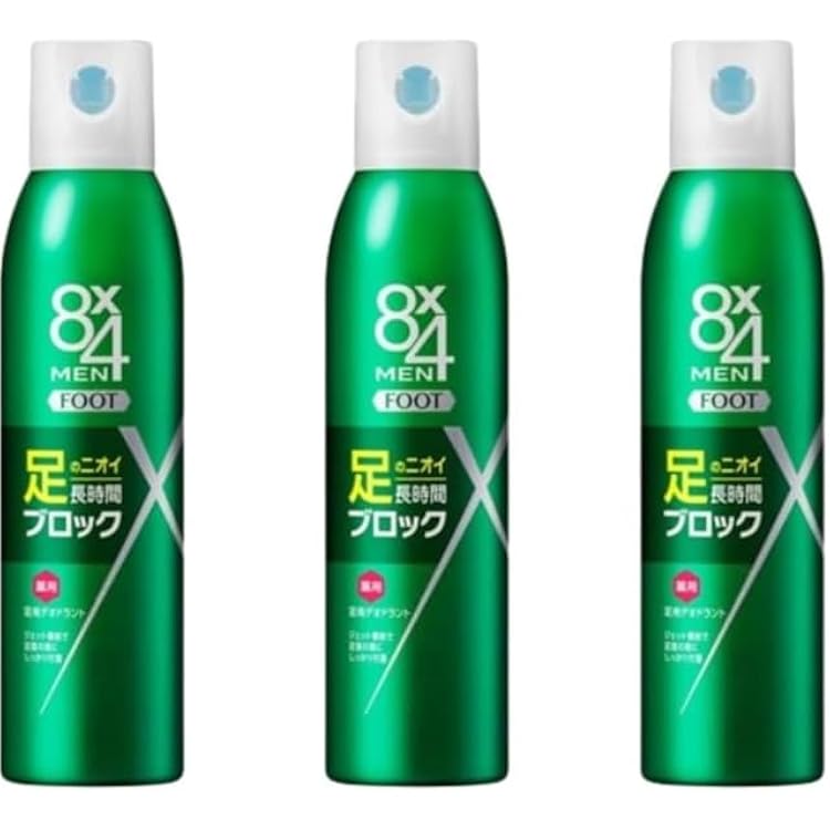 Amazon.co.jp: Eight Four Kao 8x4 Men Foot Spray 4.7 oz (135 g) x 5