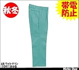 ミチオショップ RAKAN ワンタックスラックス 5301 日新被服 76 30)ブルー